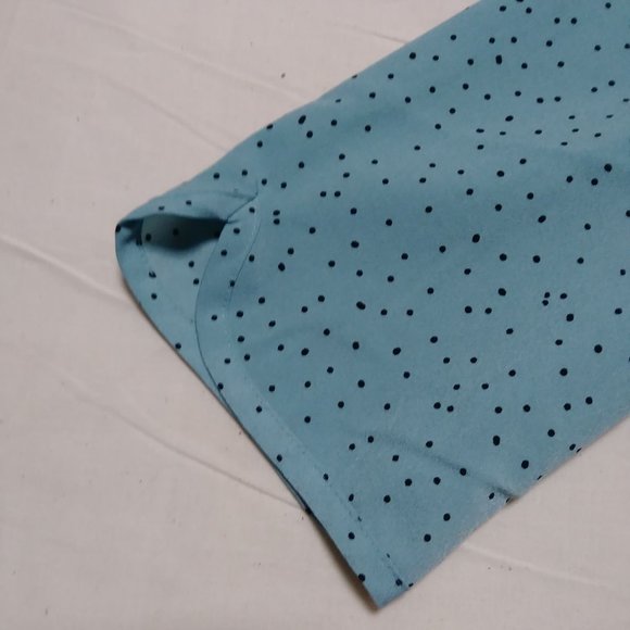 Croft & Barrow Polka Dot blouse size PS - Picture 6 of 10